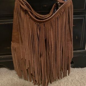 Fringe crossbody bag